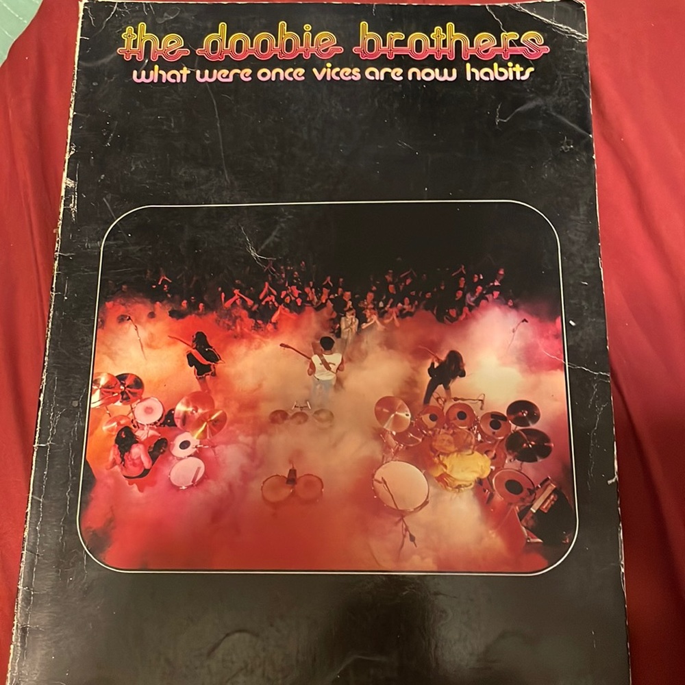 the doobie brothers “what were once vices are now habits” song book, vintage